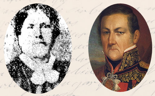 Eugenia Castro y Juan Manuel de Rosas